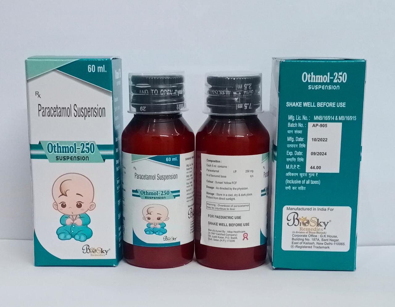 OTHMOL 250 -SUSPESION 